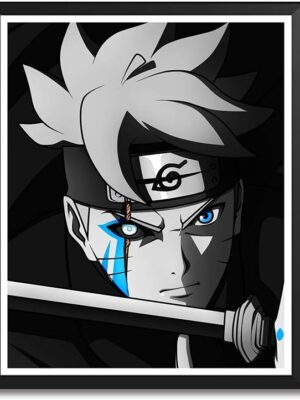 بوستر الانيمي  فني بتصميم مانجا انيمي من القماش لديكور المنزل