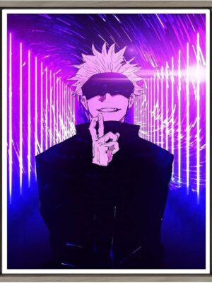 بوستر صور انيمي جوجو جوجوتسو كايسن مطلي بالاشعة فوق البنفسجية