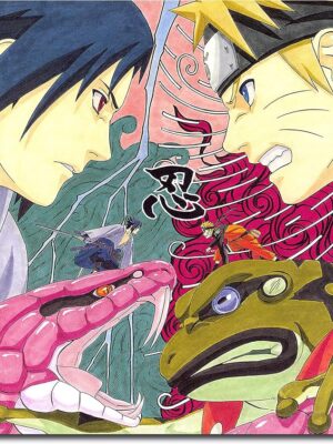 بوستر فني بدون اطار من جوجوتسو لتزيين غرف النوم انيمي ناروتو