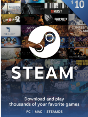 Steam 10 USD